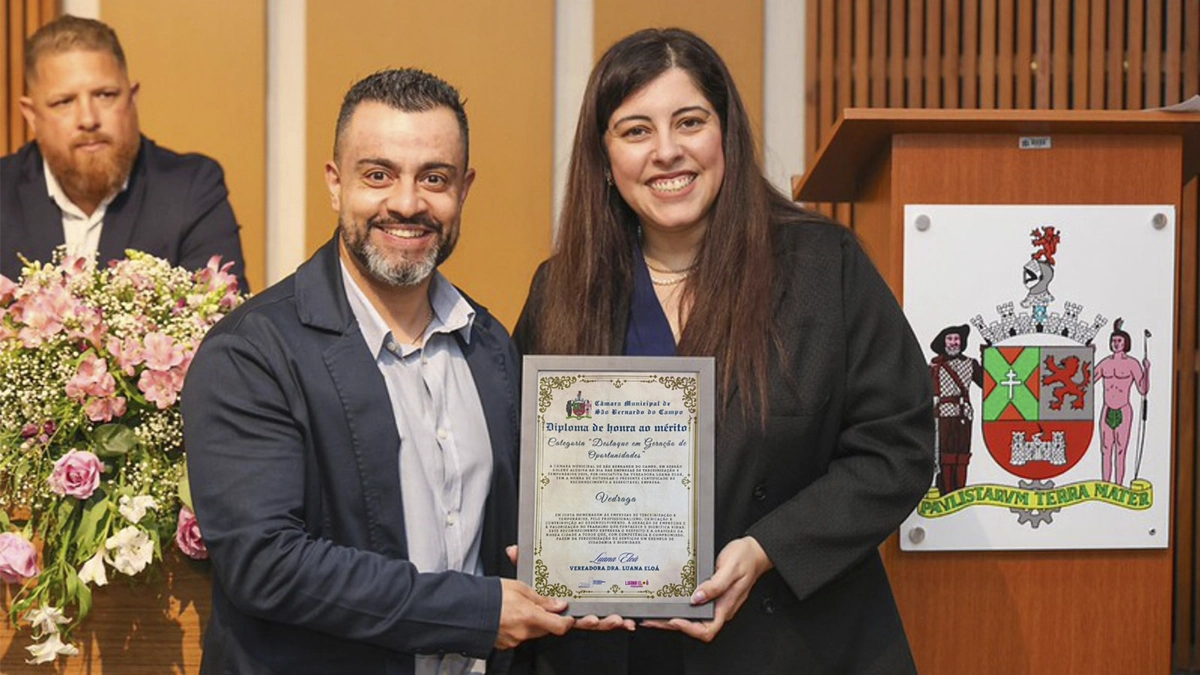 VEDRAGA SERVIÇOS É RECONHECIDA PELA CÂMARA MUNICIPAL DE SBC